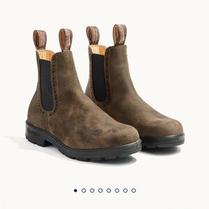 Blundstonewomen’s Dark Brown Leather Boots